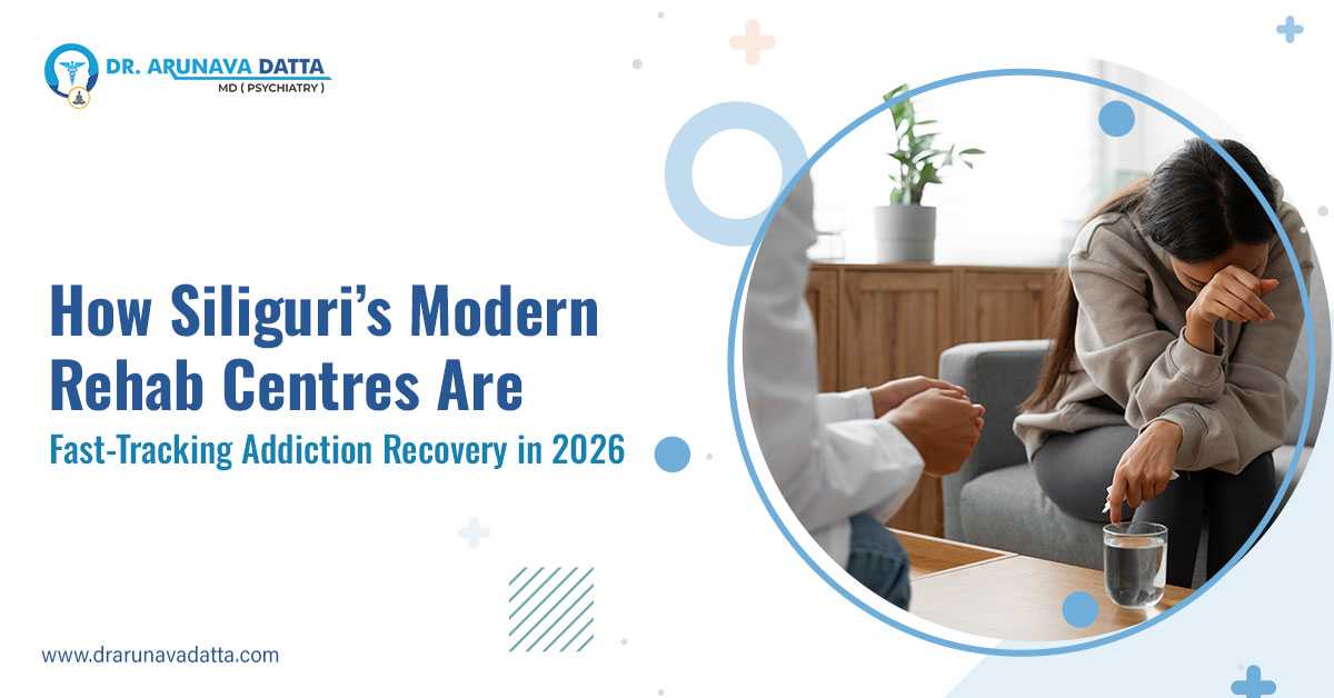 Patient receiving counselling at a rehabilitation centre in Siliguri for addiction recovery”